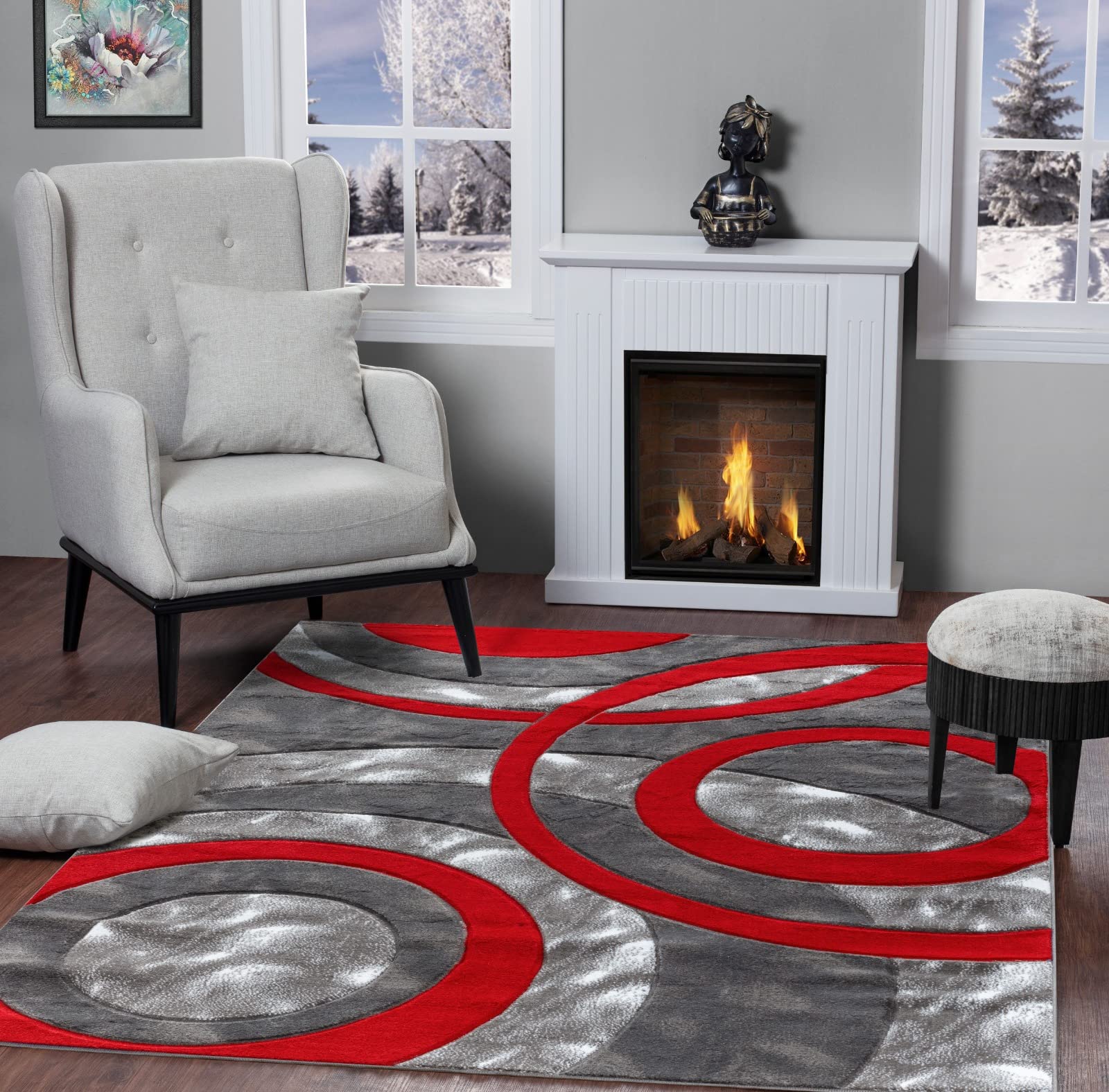 Foto 2 pulgar | Alfombra Glory Rugs 120 X 180 cm - Venta Internacional