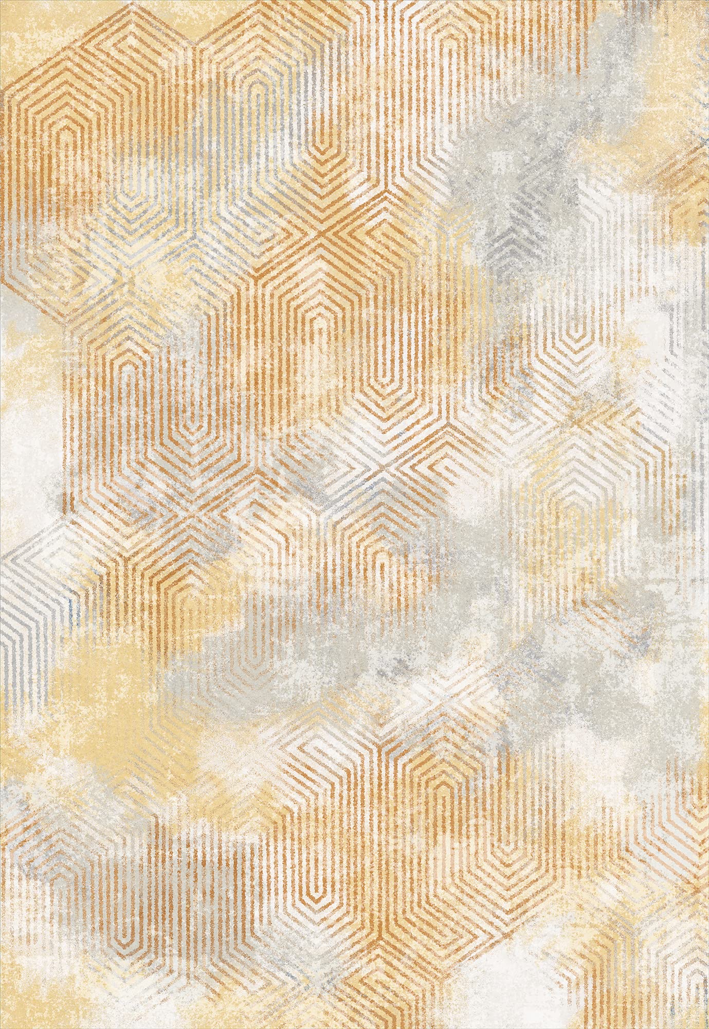 Foto 3 pulgar | Area Rug Art&tuft, Lavable, Con Respaldo Antideslizante, Abstracto, 5 Pies - Venta Internacional.