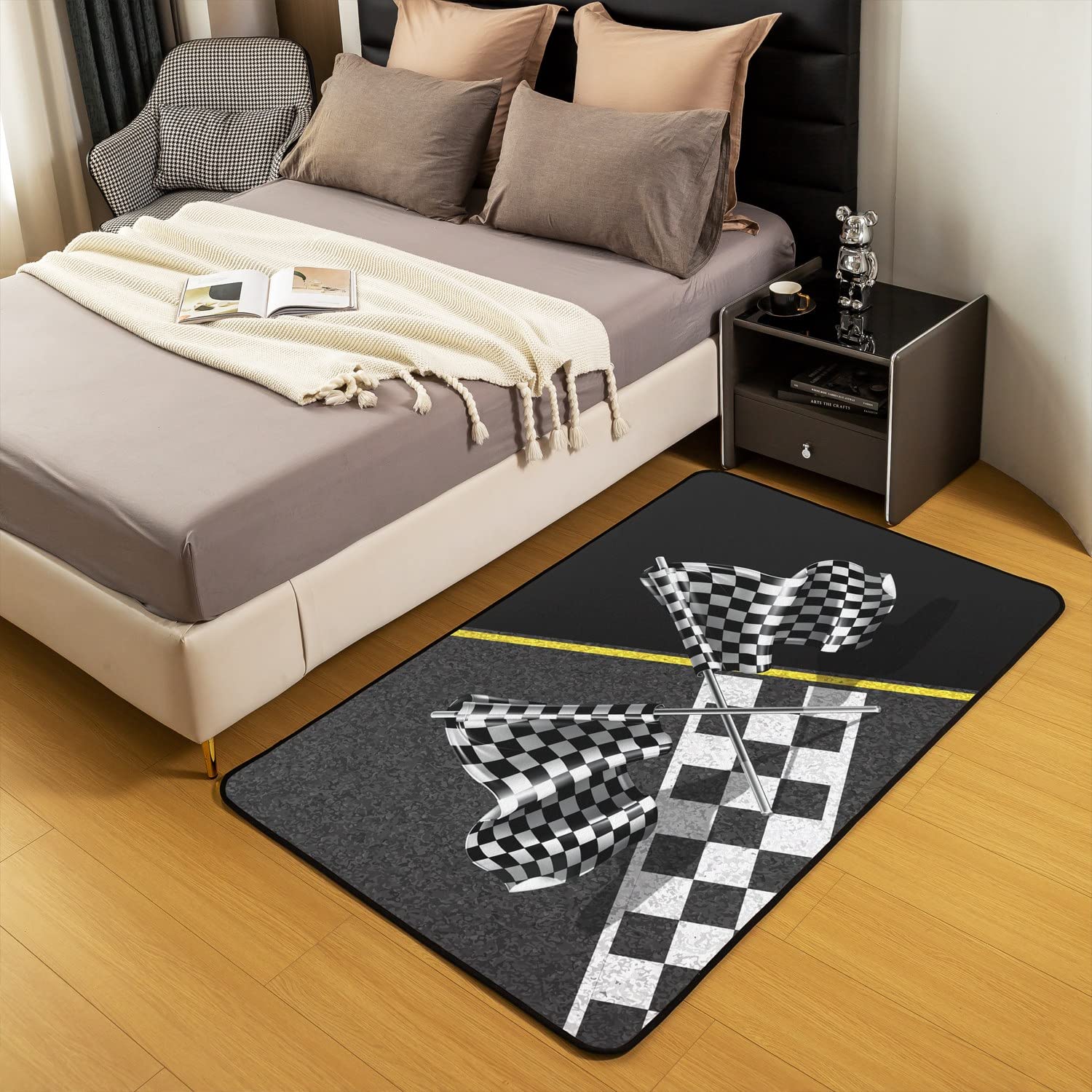 Foto 4 pulgar | Bandera Area Rug Castle Fairy Race Car De 100 Cm X 150 Cm - Venta Internacional.