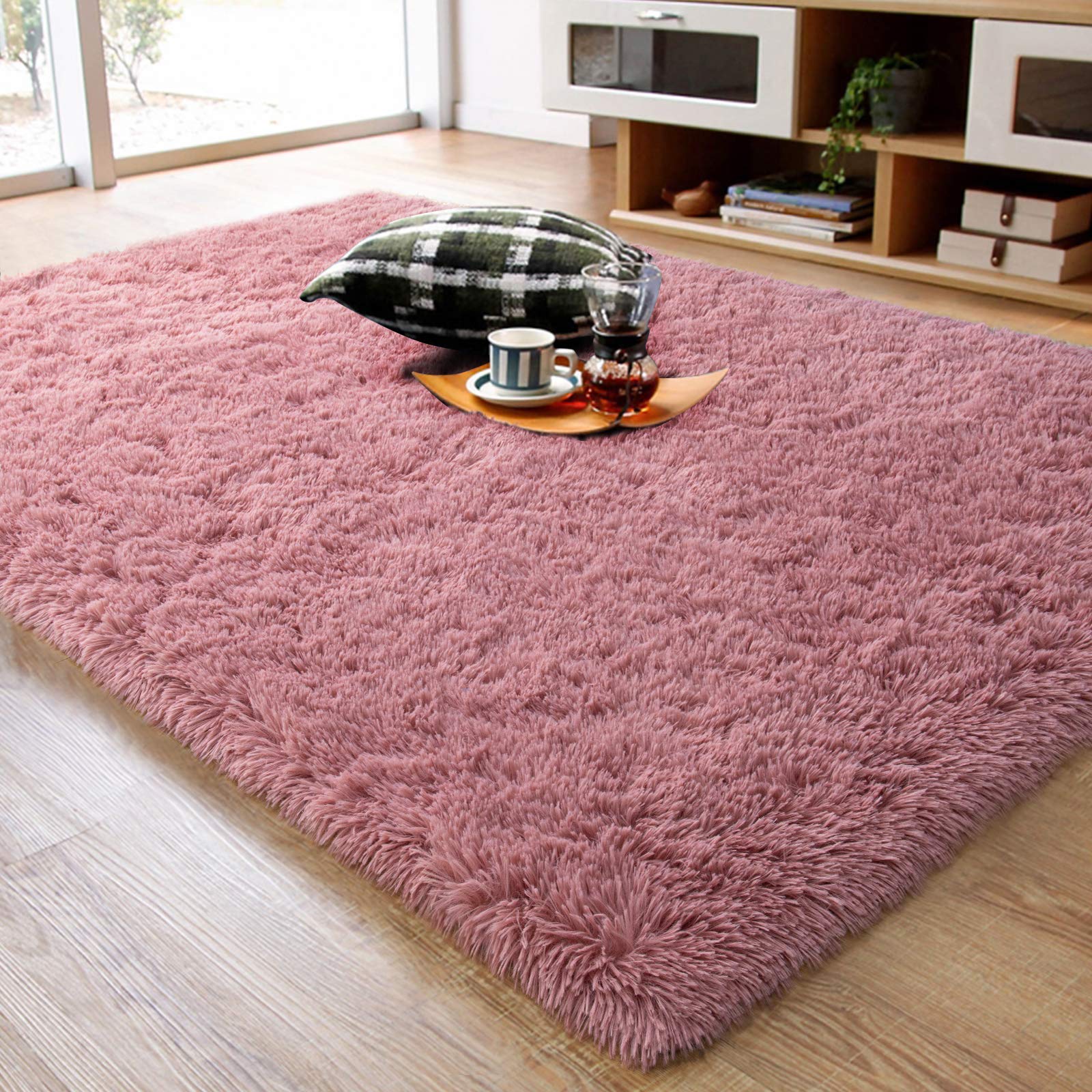 Alfombra Ompaa Fluffy Super Soft Fuzzy Para Dormitorio Y Sala De Estar - Venta Internacional.