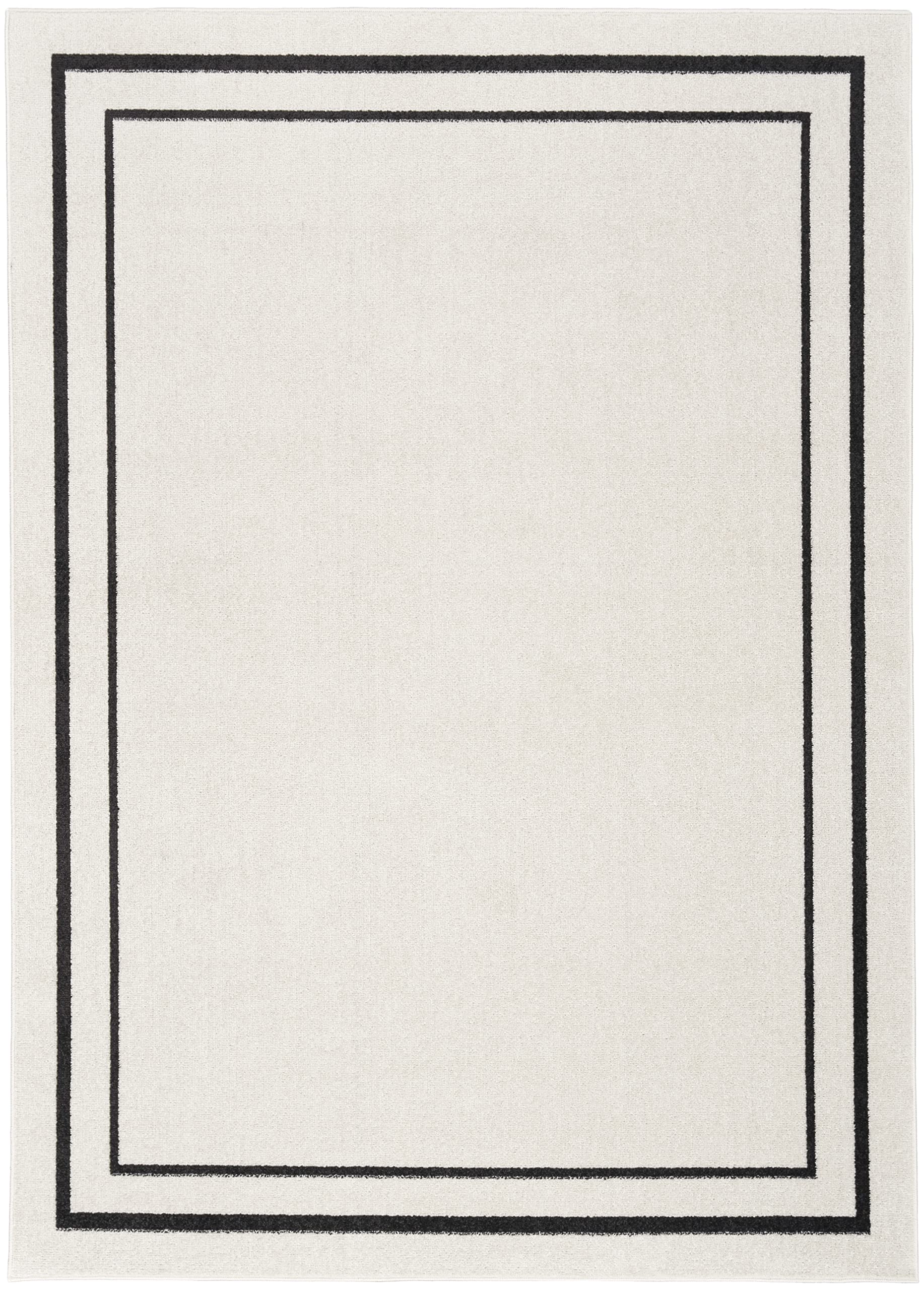 Foto 5 pulgar | Area Rug Nourison Essentials Para Interiores Y Exteriores, Color Marfil Y Negro, 120 Cm X 180 Cm - Venta Internacional.