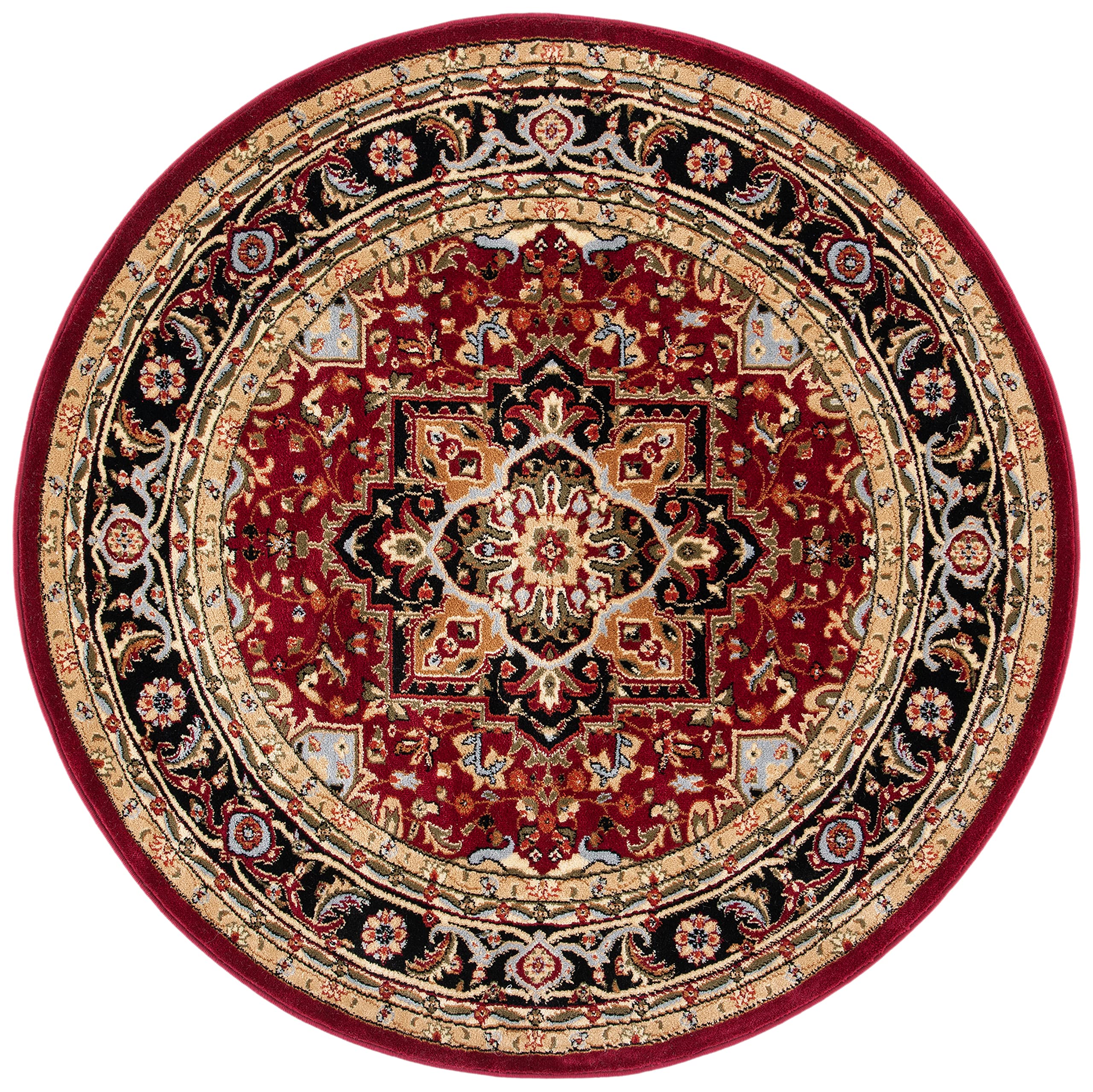 Foto 2 pulgar | Alfombra Safavieh Lyndhurst Colección Roja y Negra 100 cm - Venta Internacional