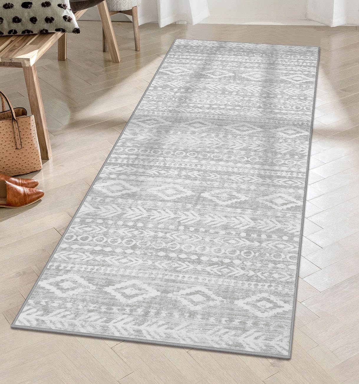 Foto 5 pulgar | Alfombra Kitchen Runner Lahome, Estilo Bohemio Marroquí, Lavable 2,5 X 8 Pies - Venta Internacional.