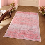 Alfombra Lahome Pink Boho De 90 X 150 Cm, Lavable, Para Habitación De Niños - Venta Internacional.