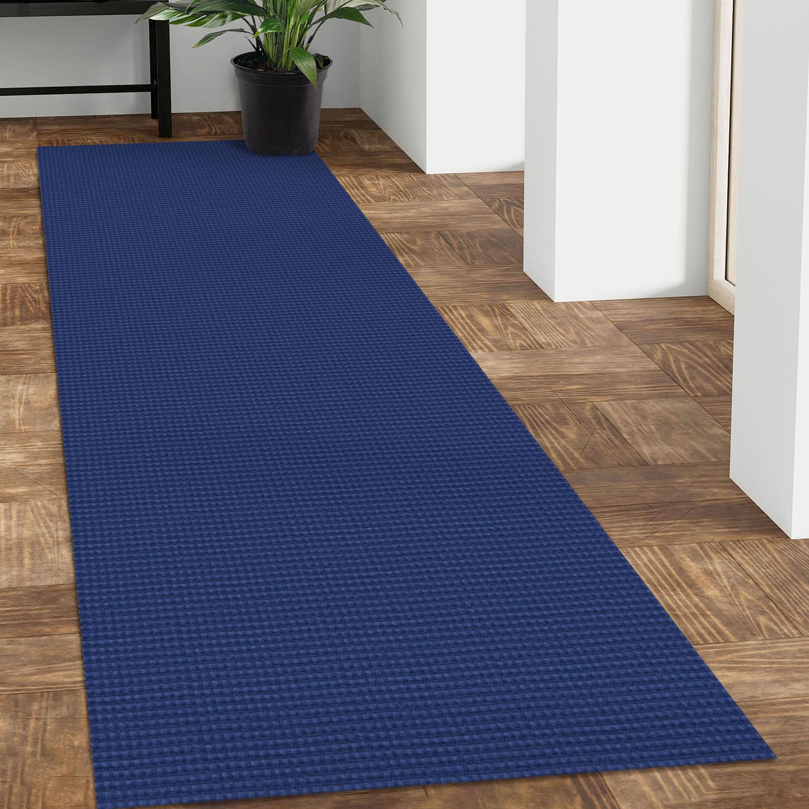 Foto 2 pulgar | Alfombra Iohouze 60x240 Cm Azul Marino - Venta Internacional