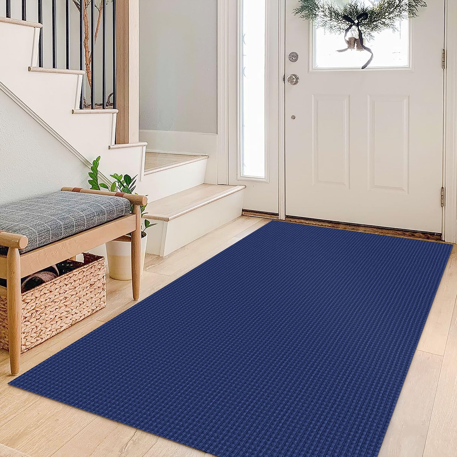 Alfombra Iohouze Antideslizante 90x150 Cm Azul - Venta Internacional