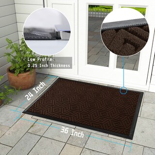 Foto 5 | Alfombra Yimobra Brown 90x60 Cm - Venta Internacional