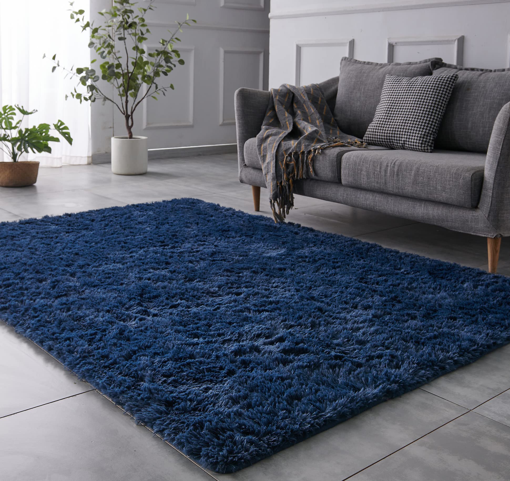 Foto 3 pulgar | Alfombra Tabayon Azul de 200 x 300 cm-Venta Internacional