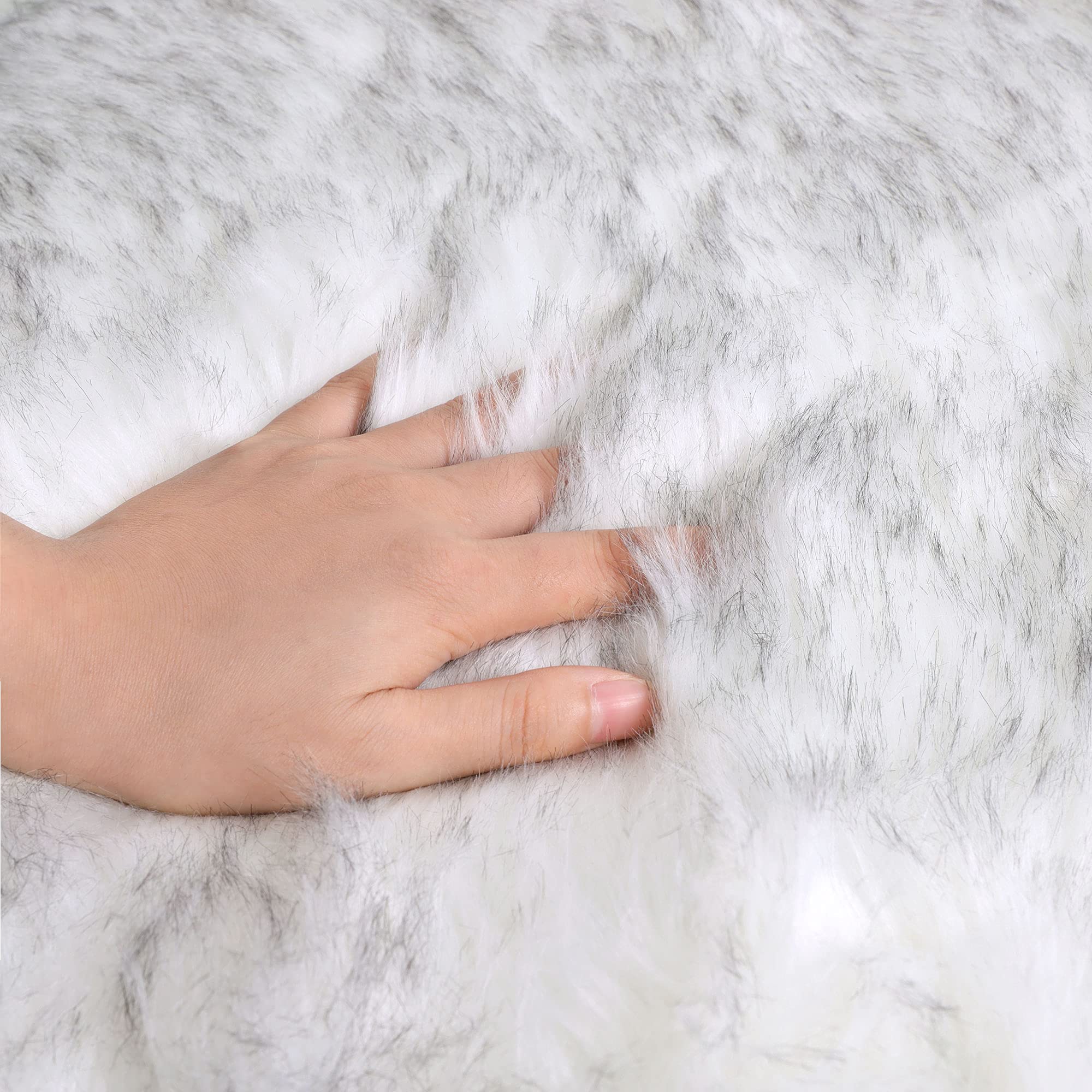 Foto 7 pulgar | Alfombra Blanca Uxcell de Corazón-Venta Internacional