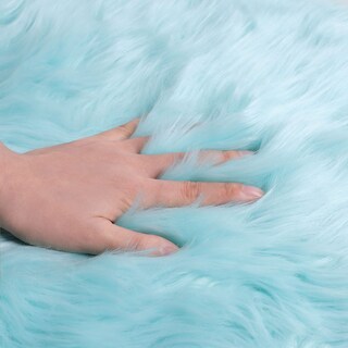 Foto 6 | Alfombra Azul Uxcell de Corazón-Venta Internacional