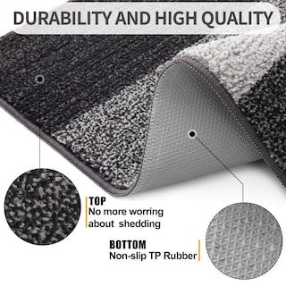 Foto 3 | Tapete Kitinjoy Antideslizante y Absorbente para Interiores y Exteriores 120 x 80 cm - Venta Internacional