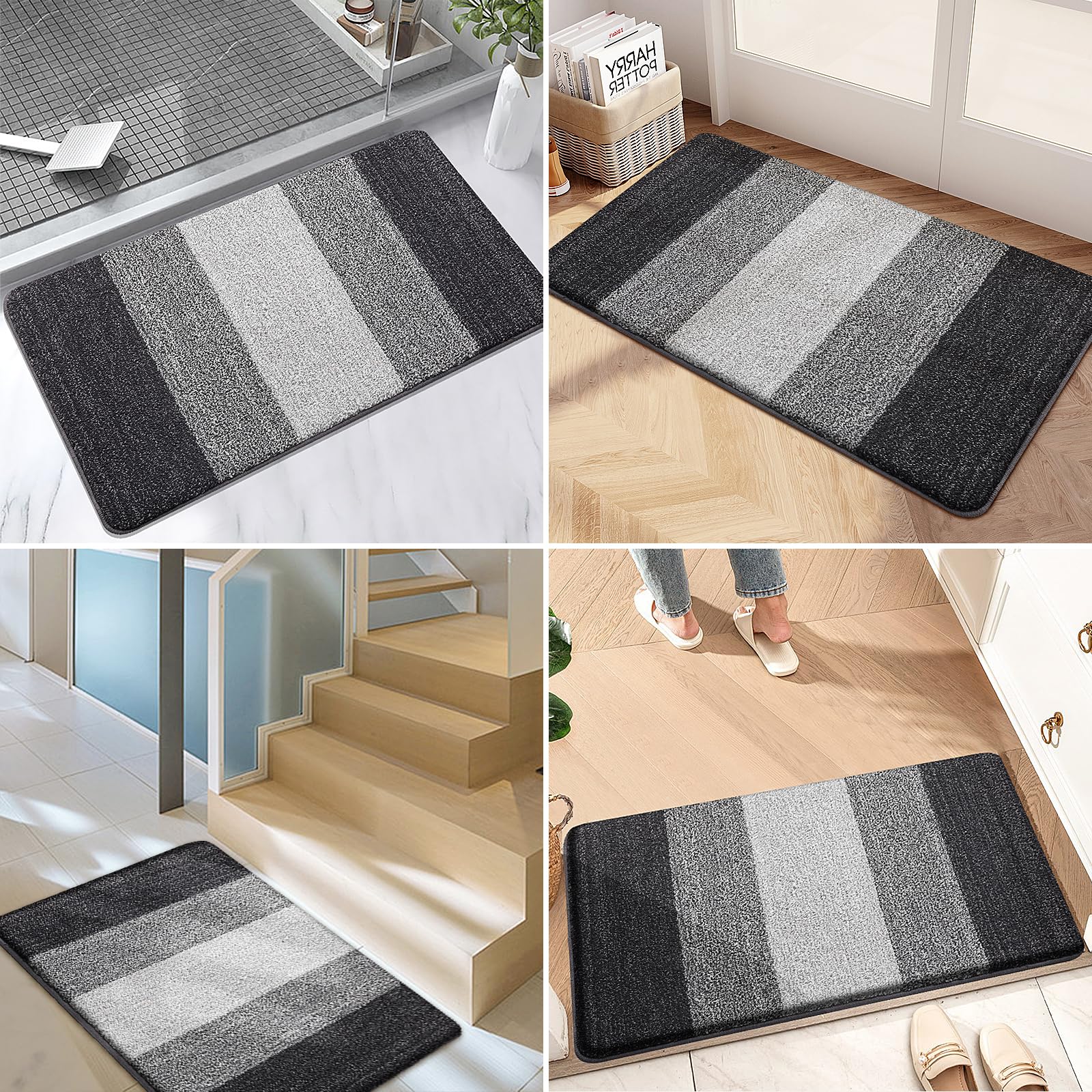 Foto 7 pulgar | Tapete Kitinjoy Antideslizante y Absorbente para Interiores y Exteriores 120 x 80 cm - Venta Internacional