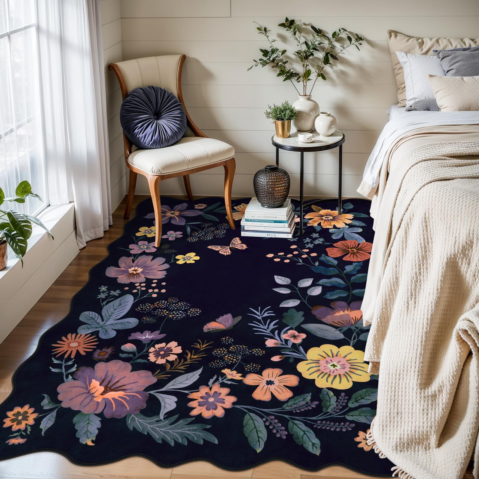 Foto 4 pulgar | Alfombra Lahome Floral de 120 X 180 cm- Venta Internacional