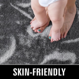 Foto 3 | Alfombra Twinnis Super Soft Shaggy 150 x 240 cm Gris - Venta Internacional