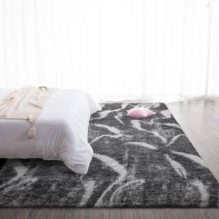 Foto 5 | Alfombra Twinnis Super Soft Shaggy 150 x 240 cm Gris - Venta Internacional