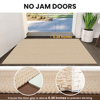 Foto 3 | Alfombra Lavable Iohouze 90 x 150 cm Antideslizante con Respaldo de Goma - Venta Internacional