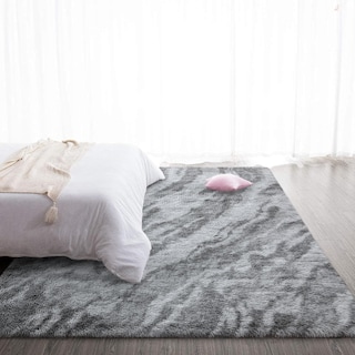 Foto 5 | Alfombra Twinnis Super Soft Shaggy 150 x 240 cm Gris - Venta Internacional