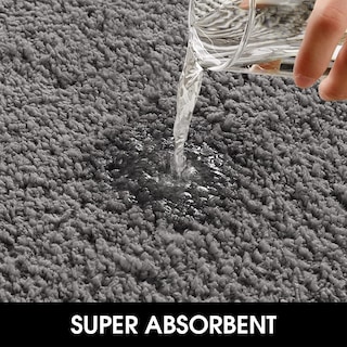 Foto 7 | Tapete para Interior Homeideas Superabsorbente 43 x 74 cm Gris - Venta Internacional