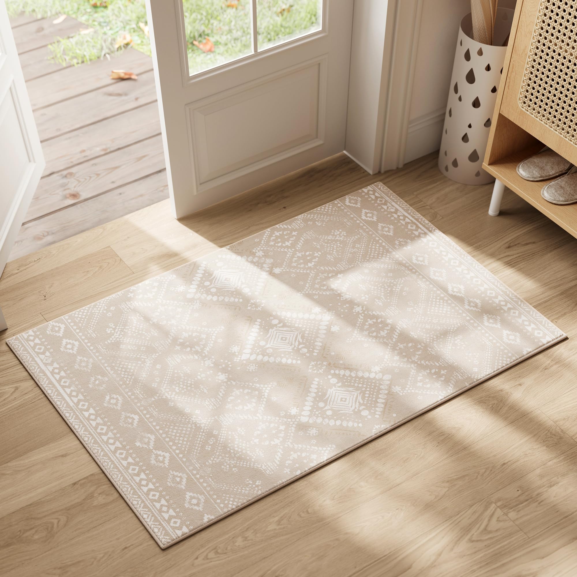 Foto 2 pulgar | Tapete Songmics Home Mtar024k01 61 x 92 cm Beige
