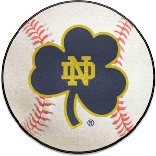 Foto 1 | Alfombra Fanmats Notre Dame Fighting Irish Baseball De 68 Cm De Diámetro - Venta Internacional.