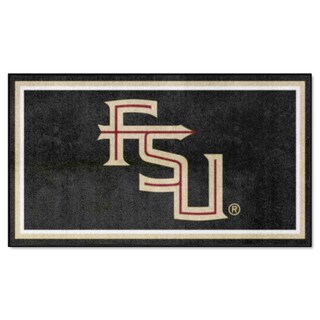Foto 1 | Alfombra Fanmats Florida State Seminoles De Felpa, 90 Cm X 150 Cm - Venta Internacional.
