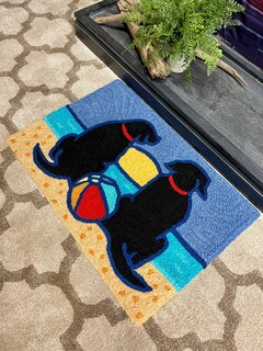 Foto 2 | Alfombra Jellybean Watching The Sun Set Dogs Beach, 50 X 75 Cm - Venta Internacional.