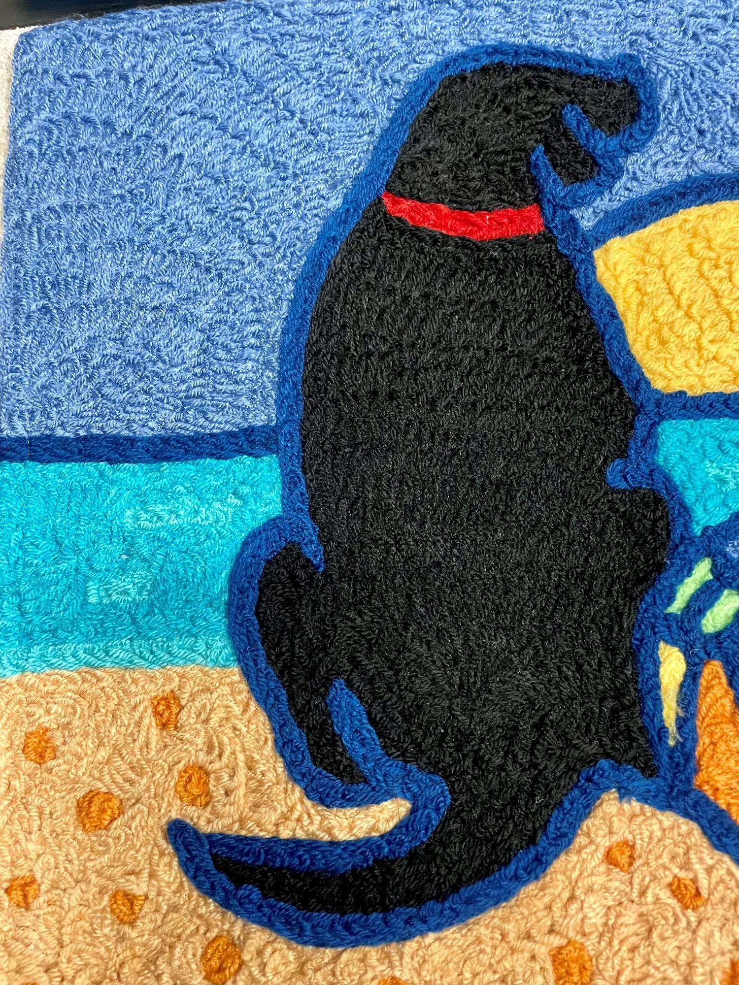 Foto 4 pulgar | Alfombra Jellybean Watching The Sun Set Dogs Beach, 50 X 75 Cm - Venta Internacional.
