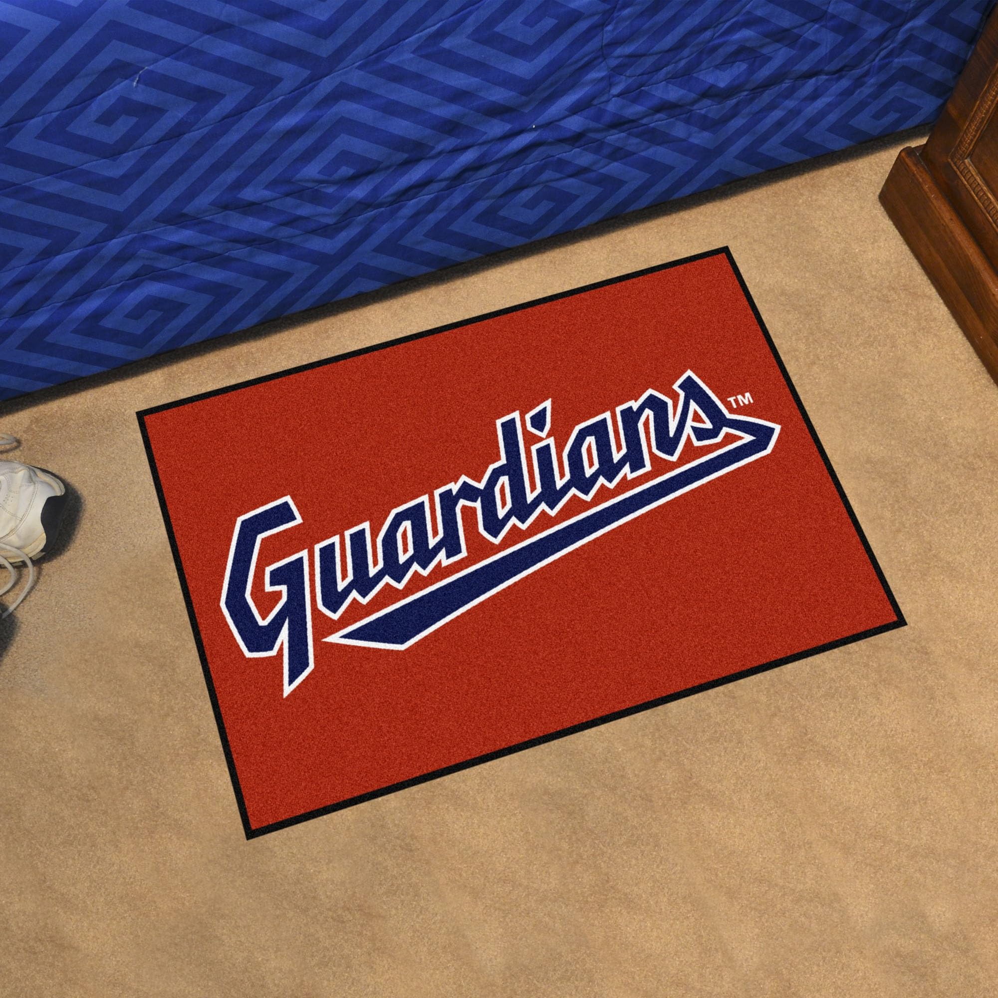 Foto 2 pulgar | Alfombra Fanmats Cleveland Guardians Starter Accent, 48 Cm X 76 Cm - Venta Internacional.