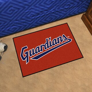 Foto 1 | Alfombra Fanmats Cleveland Guardians Starter Accent, 48 Cm X 76 Cm - Venta Internacional.