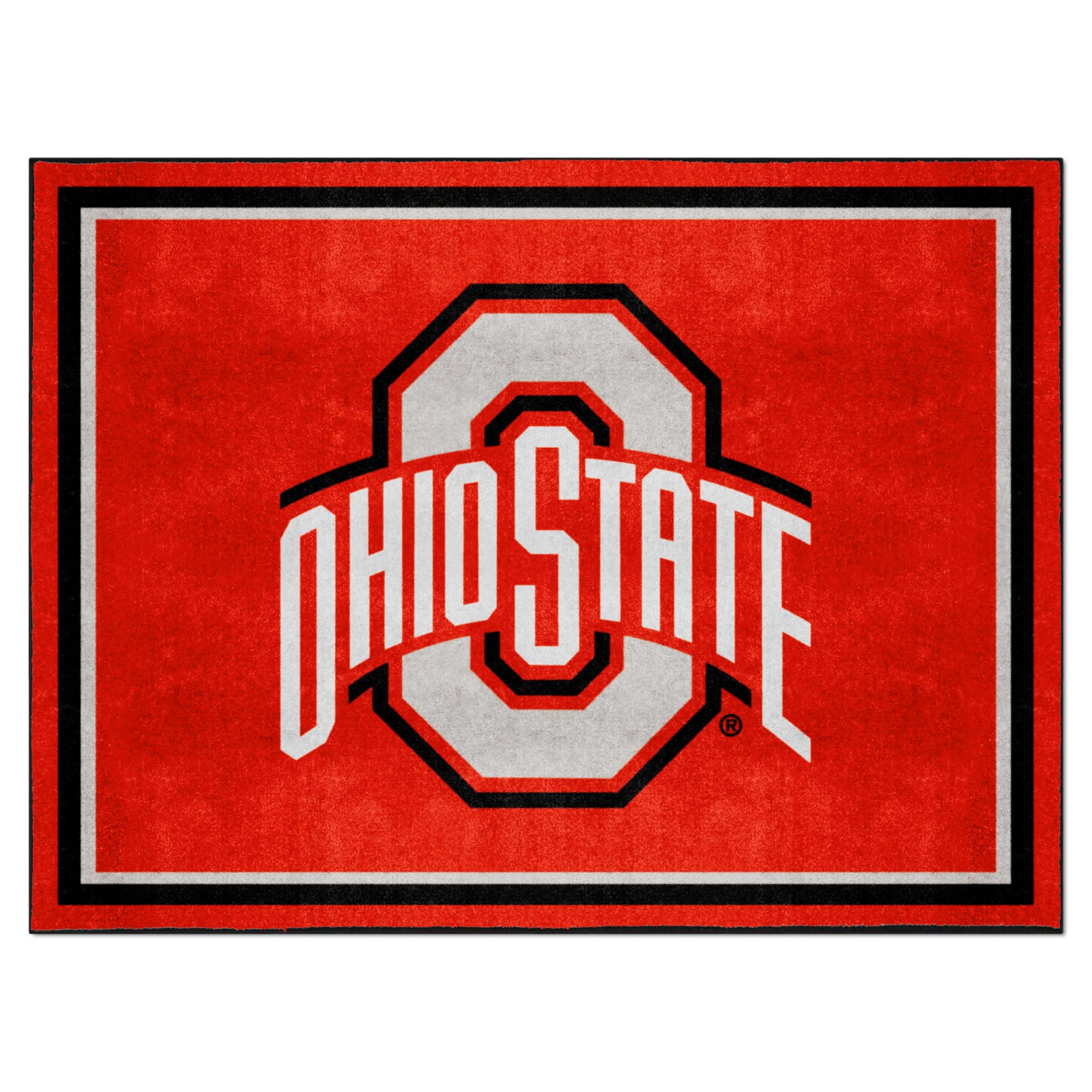 Foto 2 pulgar | Alfombra Fanmats Ohio State De 87 X 117 Cm Con Respaldo De Látex Duragon - Venta Internacional.