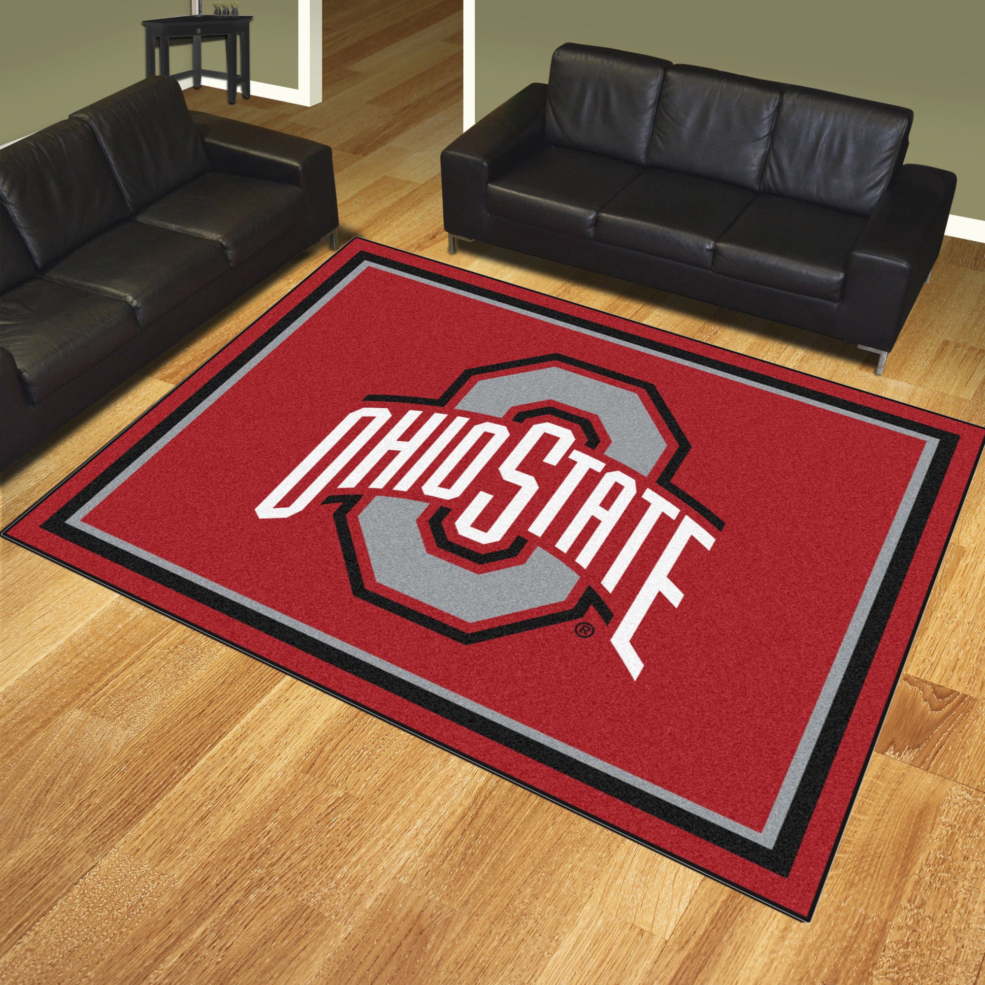 Foto 3 pulgar | Alfombra Fanmats Ohio State De 87 X 117 Cm Con Respaldo De Látex Duragon - Venta Internacional.