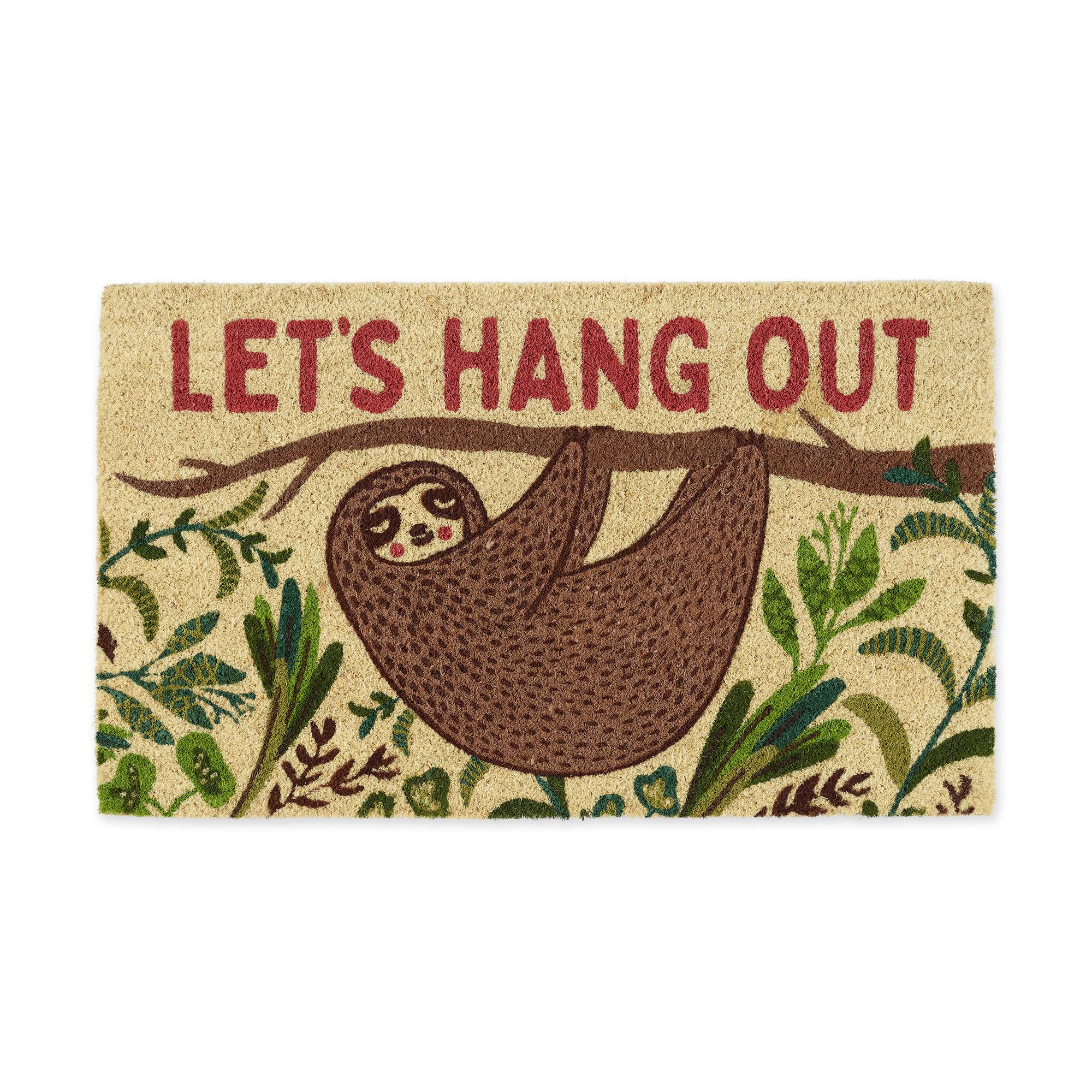 Felpudo Dii Animal Pun Collection, Fibra De Coco Natural, 45 X 75 Cm - Venta Internacional.