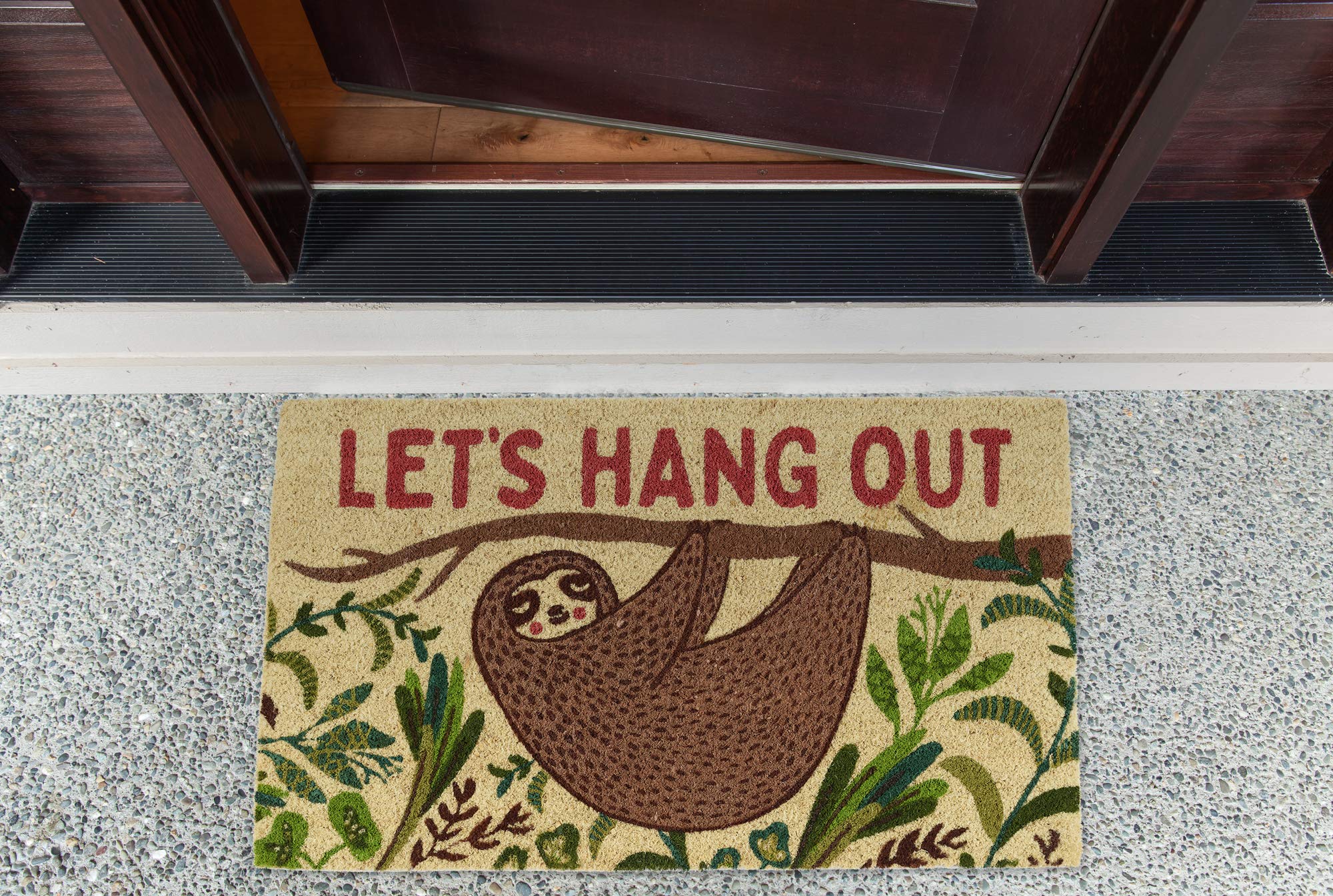 Foto 2 | Felpudo Dii Animal Pun Collection, Fibra De Coco Natural, 45 X 75 Cm - Venta Internacional.
