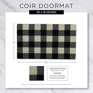Foto 6 | Felpudo Dii Animal Pun Collection, Fibra De Coco Natural, 45 X 75 Cm - Venta Internacional.