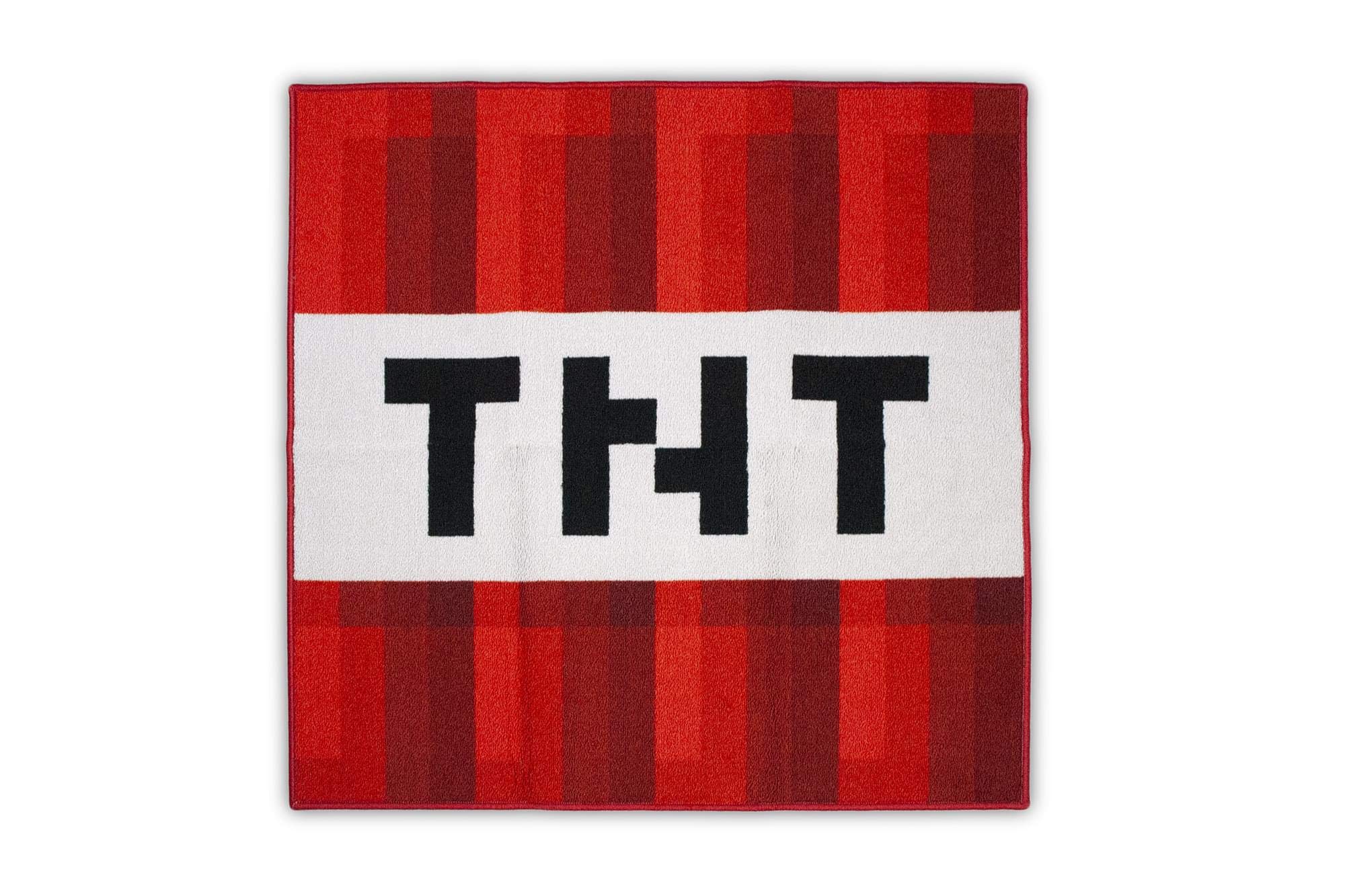 Foto 2 | Alfombra Con Diseño De Bloques Tnt De Minecraft De 1 M Cuadrados - Venta Internacional.