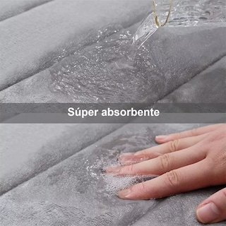 Foto 6 | Tapetes Absorbentes Belug color Gris 3 Piezas