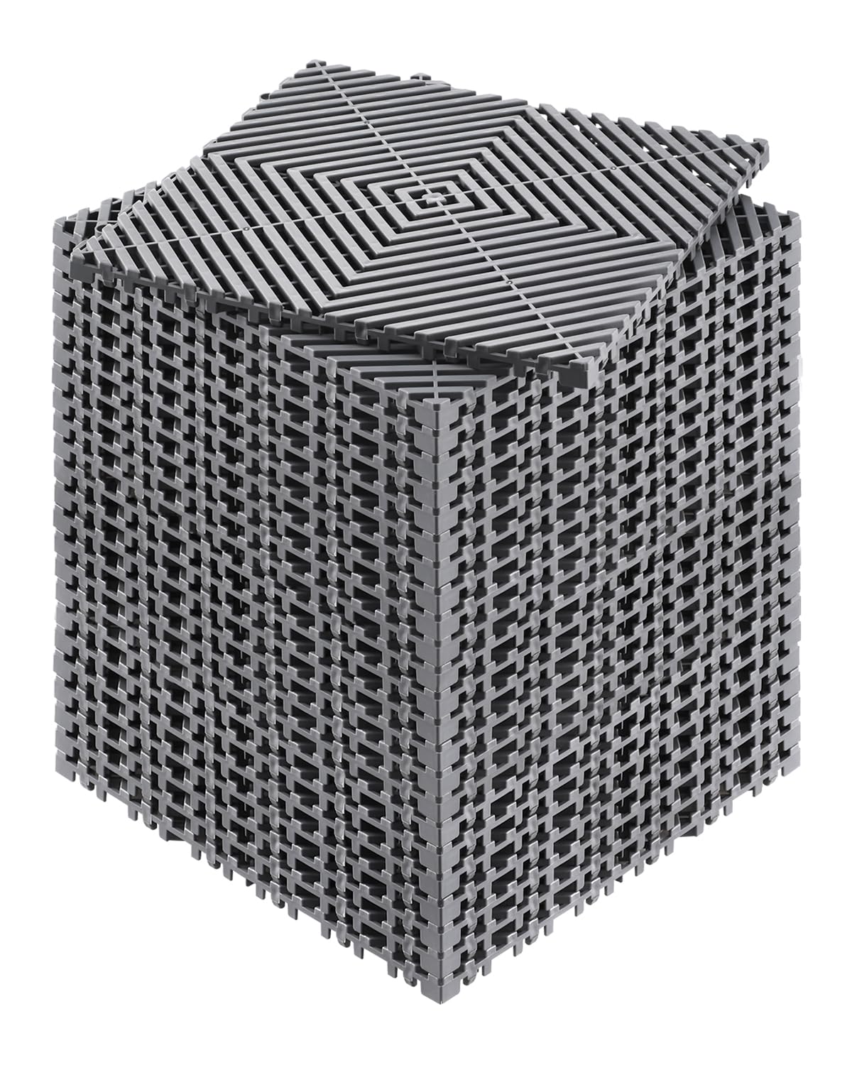Alfombra De Drenaje Vevor Interlocking 30 X 30 Cm, Antideslizante, Gris, Polipropileno X24 - Venta Internacional.