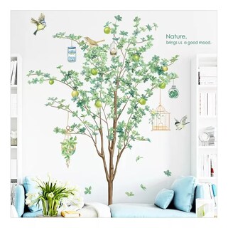 Foto 3 | Sticker Vinil Decorativo Para Pared Con Diseño De Árbol Con Pájaros