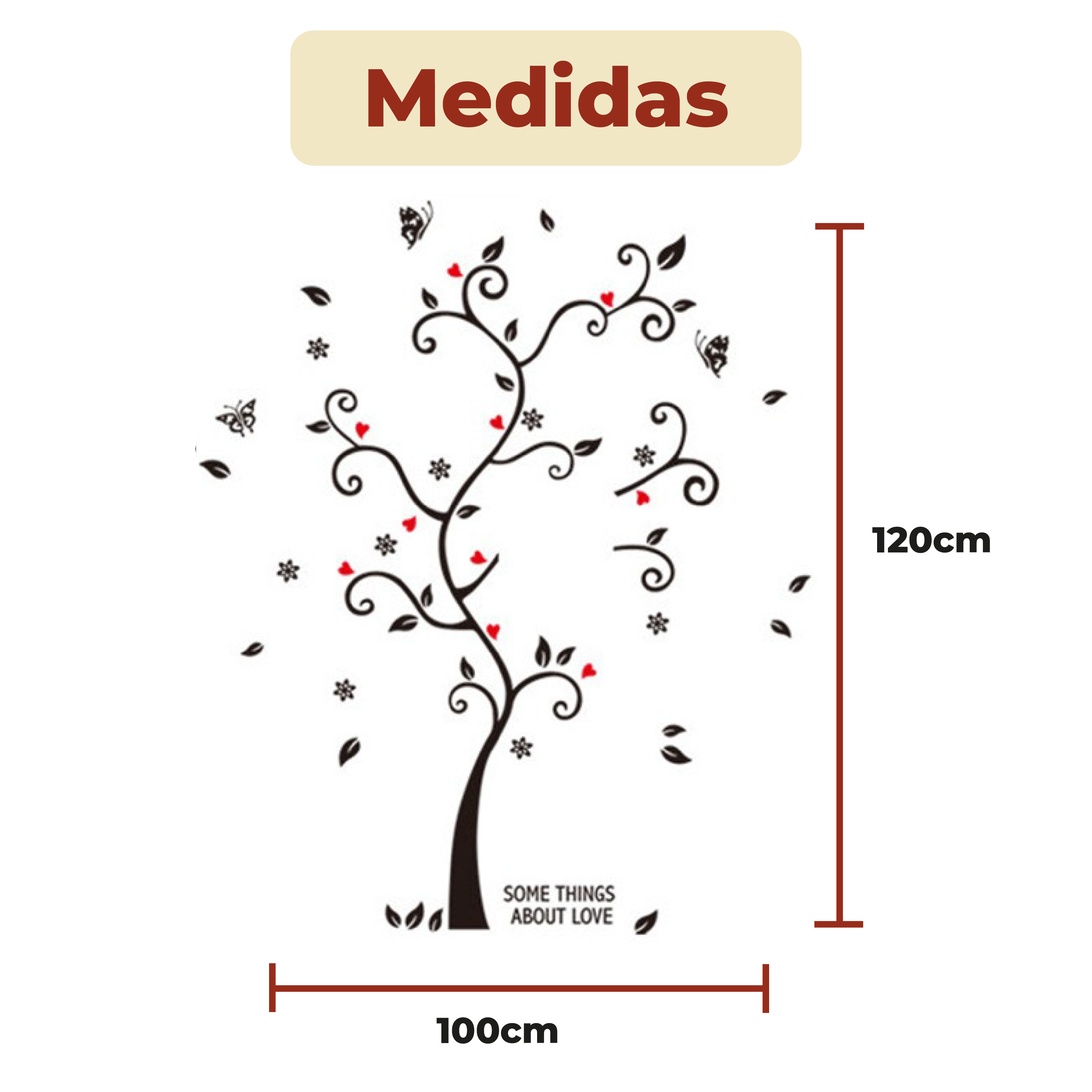 Foto 7 pulgar | Sticker Vinil Decorativo Para Pared Con Diseño De Árbol Familiar Para Fotos