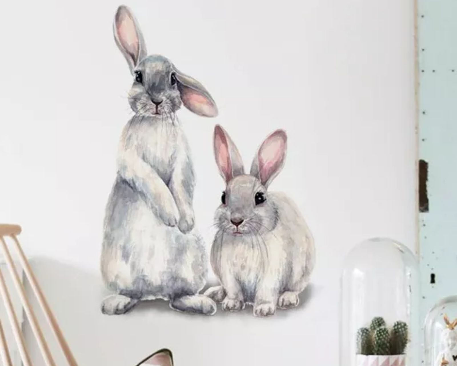 Foto 2 | Vinil Decorativo Genérico de Conejos