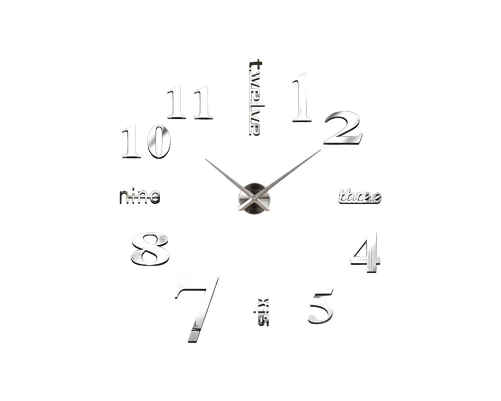 Pegatina Decorativa En Forma De Reloj