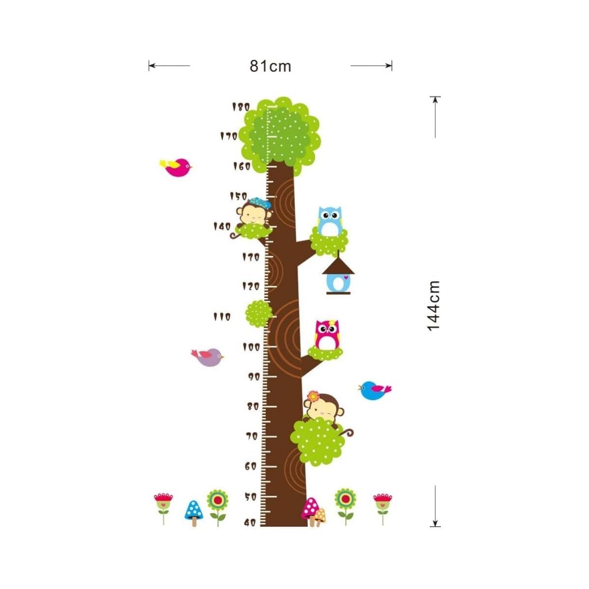 Foto 3 pulgar | Pegatina Adhesiva con Diseño Árbol para Medir Crecimiento de Niños