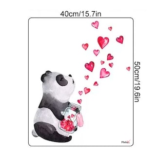 Foto 4 | Pegatina Para Pared Luminosa Con Diseño De Panda