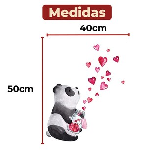 Foto 6 | Pegatina Luminosa Con Diseño De Panda Para Pared