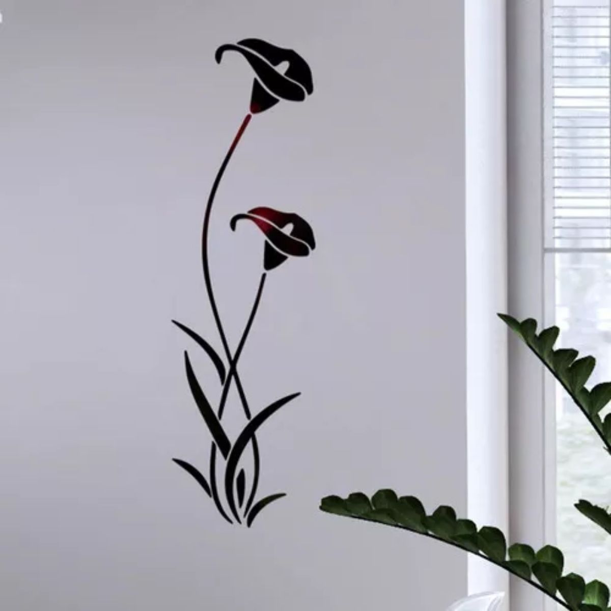 Foto 5 | Pegatina Para Pared Con Diseño De Tulipán