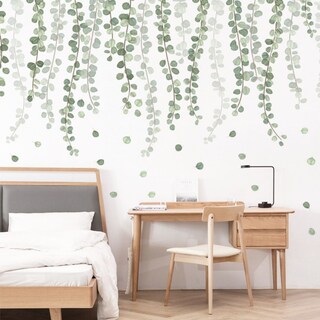 Foto 4 | Sticker Vinil Decorativo para Pared con Diseño de Hojas