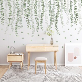 Foto 5 | Sticker Vinil Decorativo para Pared con Diseño de Hojas
