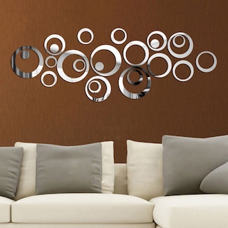 Foto 2 | Vinilo Decorativo con Acabado de Espejo con Diseño de Círculos