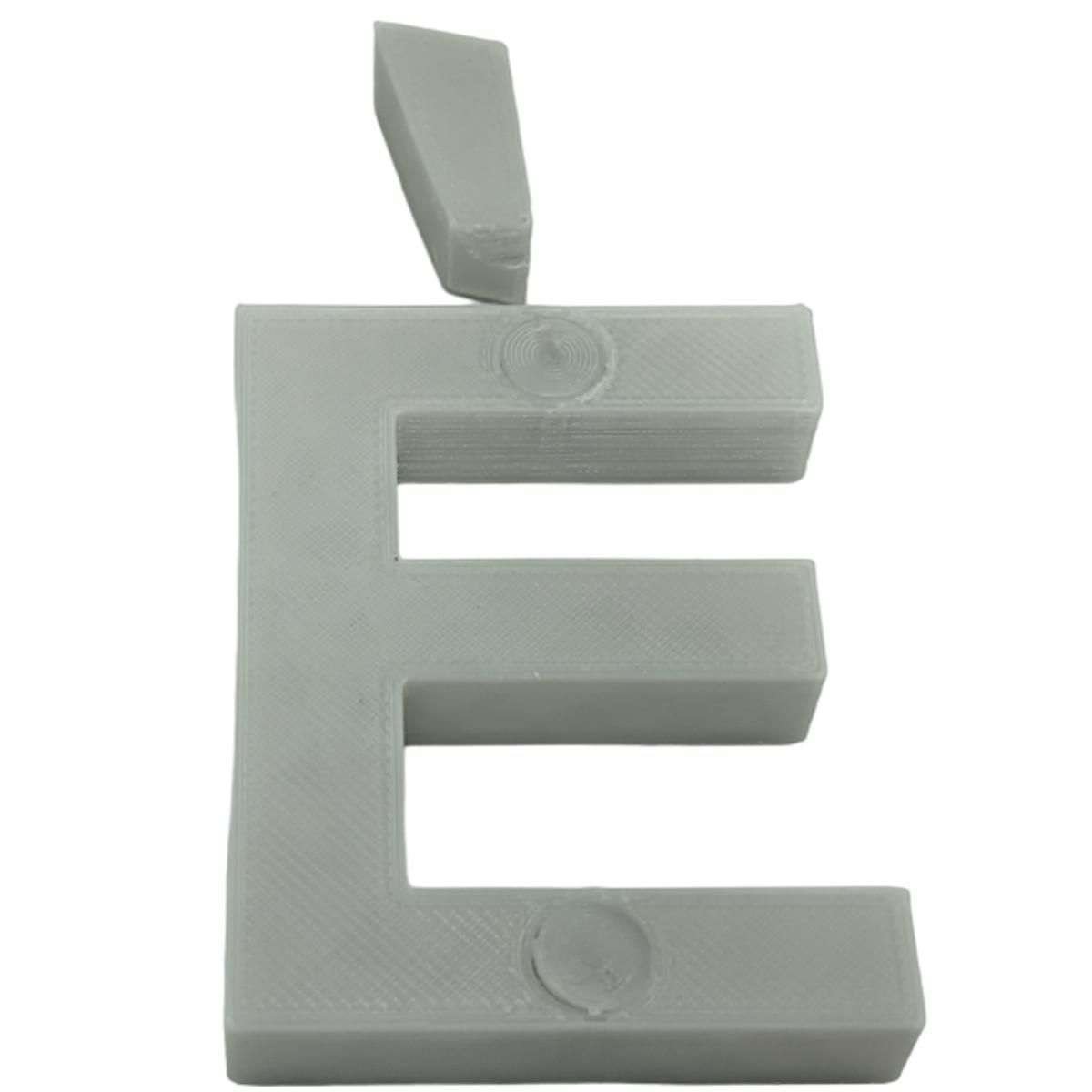 Letras Decorativas para Pared 3D Art MXAFY-032 2 Piezas Gris