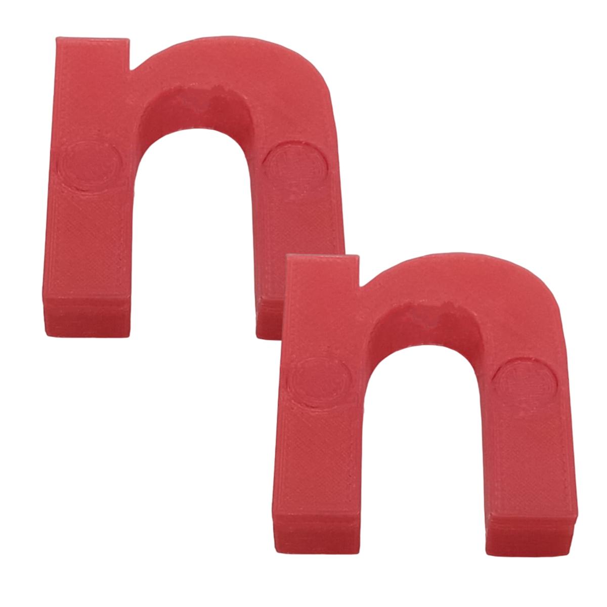 Letras Decorativas para Pared 3D Art MXAFD-092 2 Piezas Rojo